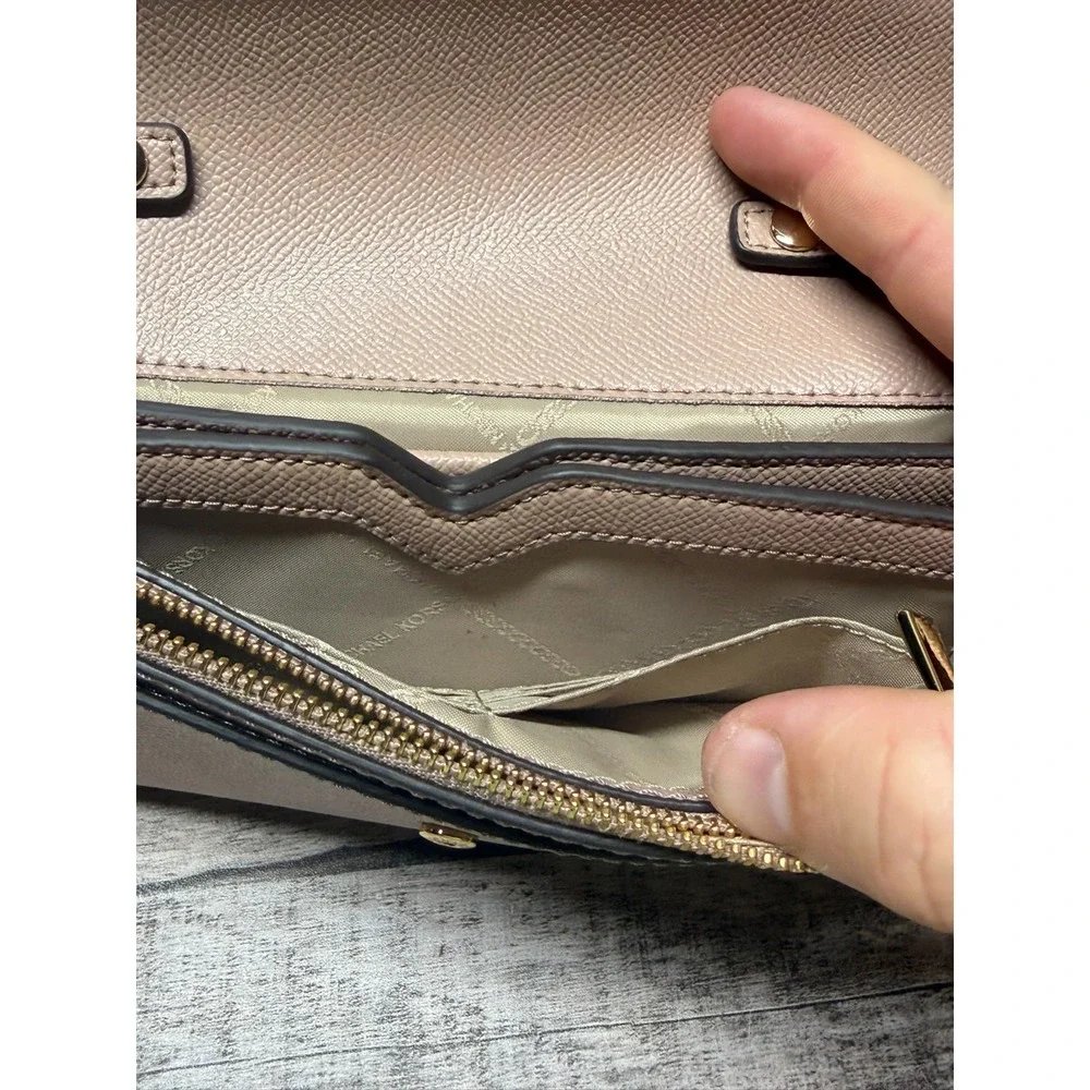 Michael Kors Shoulder Bag Pink New With Ink Spot